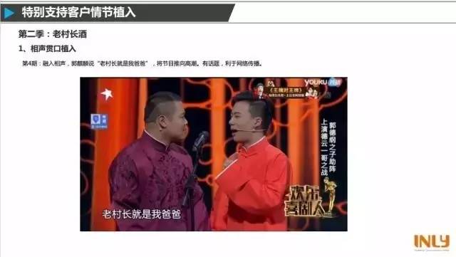 干货！三大喜剧综艺节目品牌植入大拆招