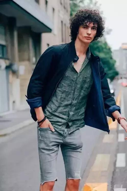 男装痞帅街拍西装杀,街拍成熟男装搭配图