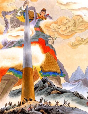 孙悟空从耳朵取金箍棒,孙悟空把金箍棒放在哪里