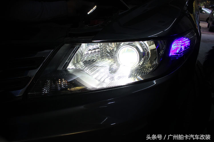 锋范卤素灯换led透镜多少钱,本田锋范led透镜灯安装教程