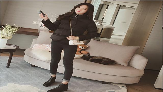 大上衣紧裤子,秋冬裤子百搭上衣随便穿