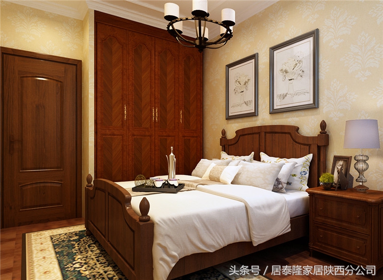 美式田园风格装修效果图厨房,轻松愉悦的田园风