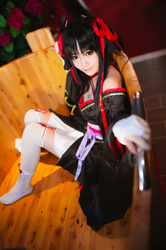 机巧少女cos图片,cos正片双人动作花怜