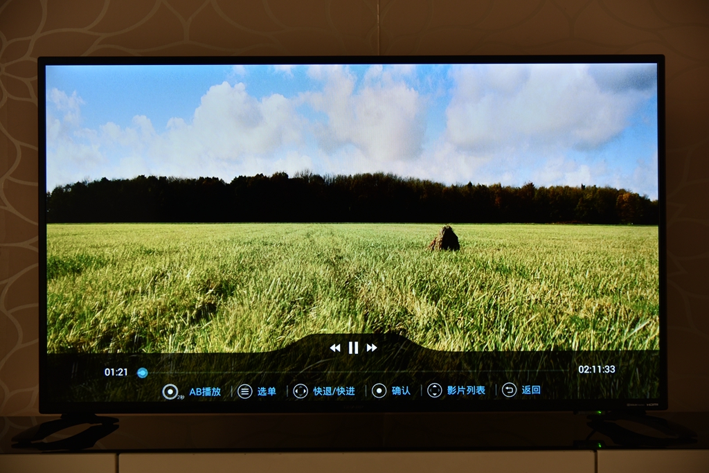 智能芯夏普屏—夏普清45英寸互联网电视体验