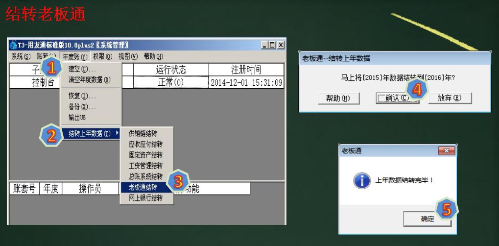 用友t3反年结注意事项,用友t3如何取消年结