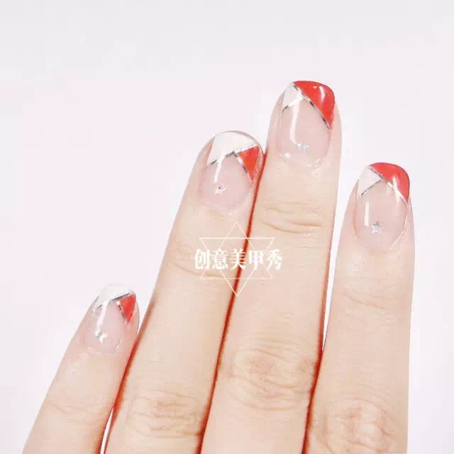 胖手显白简单美甲,短胖手适合做什么美甲