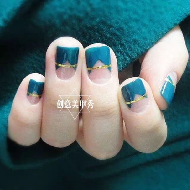 胖手显白简单美甲,短胖手适合做什么美甲