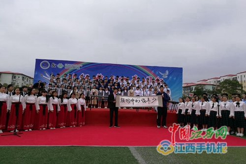 九江金安高级中学校园文化建设上档次显品味