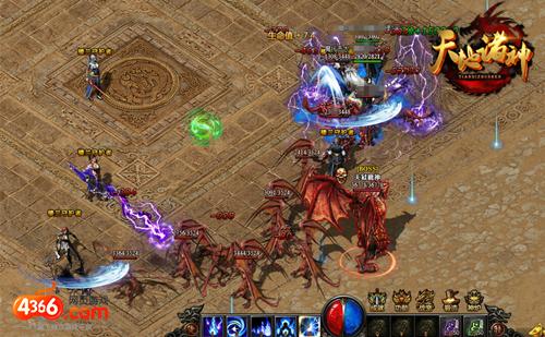 热血不息！4366《天地诸神》内测今日爆启
