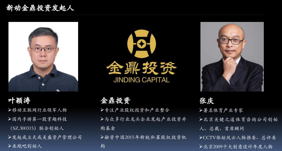 新动金鼎体育基金成立：众信旅游等4大上市公司站台，已完成第一期1亿元募资