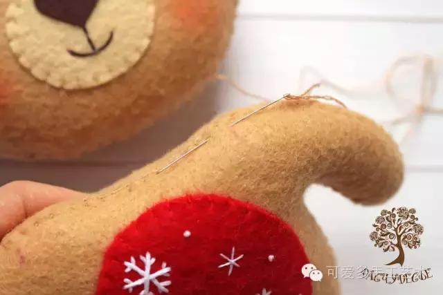 冬天可爱小熊,萌化了的可爱小熊怎么做