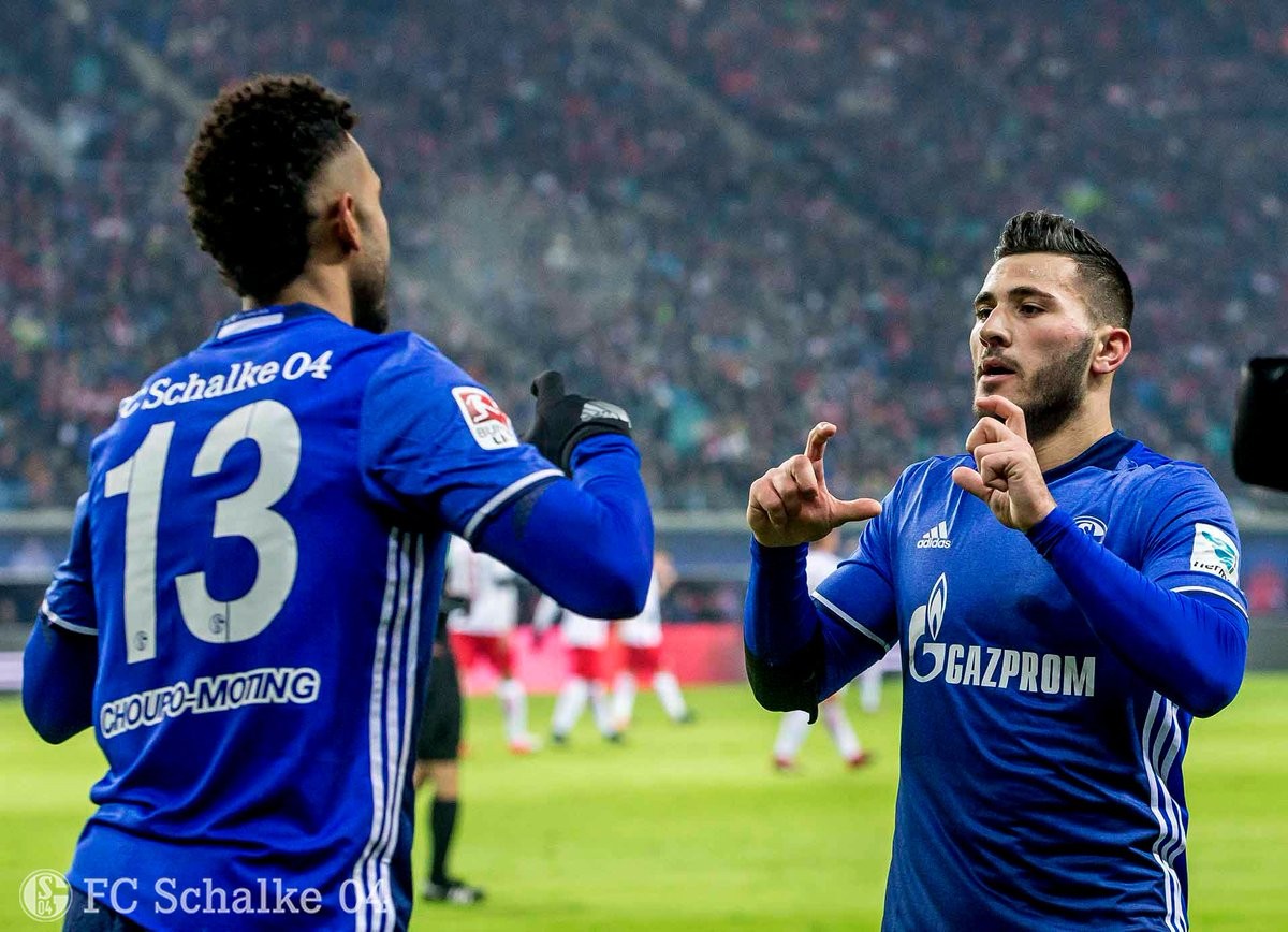 莱比锡5-0沙尔克,皇家蓝0-4莱比锡