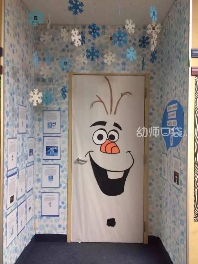 门窗墙面造型图片,圣诞装饰场景背景墙布置