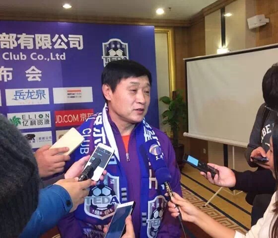 天津泰达青训教练组人员,泰达助理教练组刘学宇