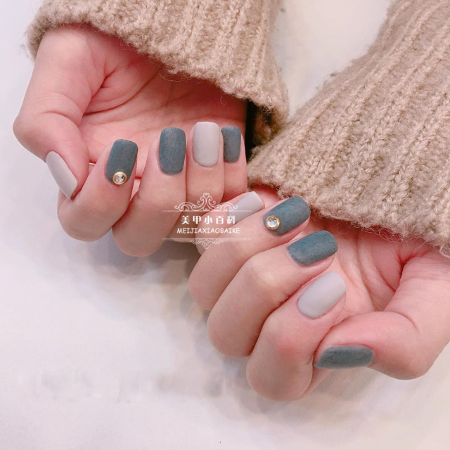 高大上豹纹美甲,适合冬天的皮草美甲