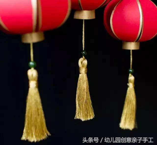 幼儿园元旦手工纸箱灯笼制作,幼儿园元旦手工主题关于灯笼制作