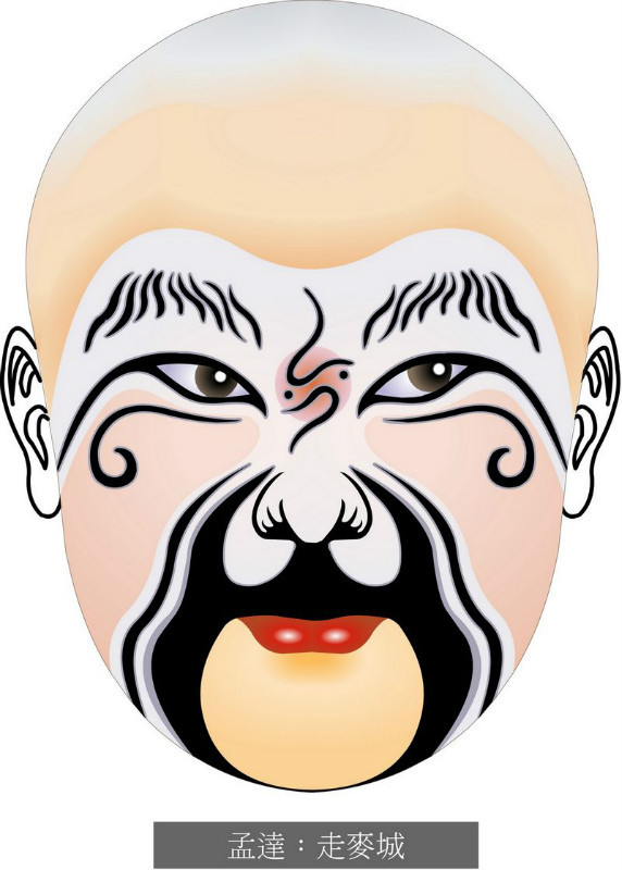 国粹脸谱重组画,国粹创意经典脸谱