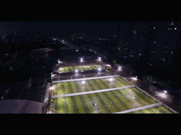 建造一个楼顶足球场,建7人足球场