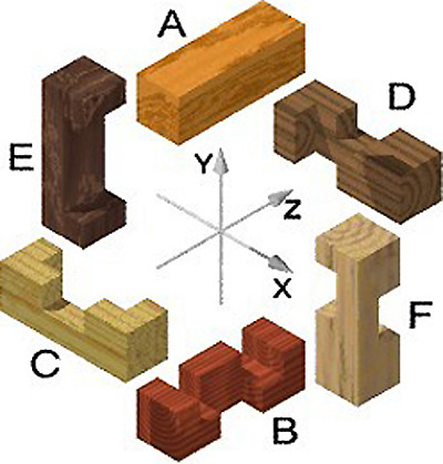 鲁班锁魔方怎么拼装,鲁班锁魔方的复原方法