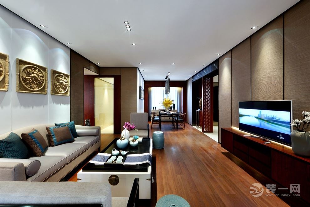 苏州法式别墅装修设计案例,120平米澜庭装修效果图