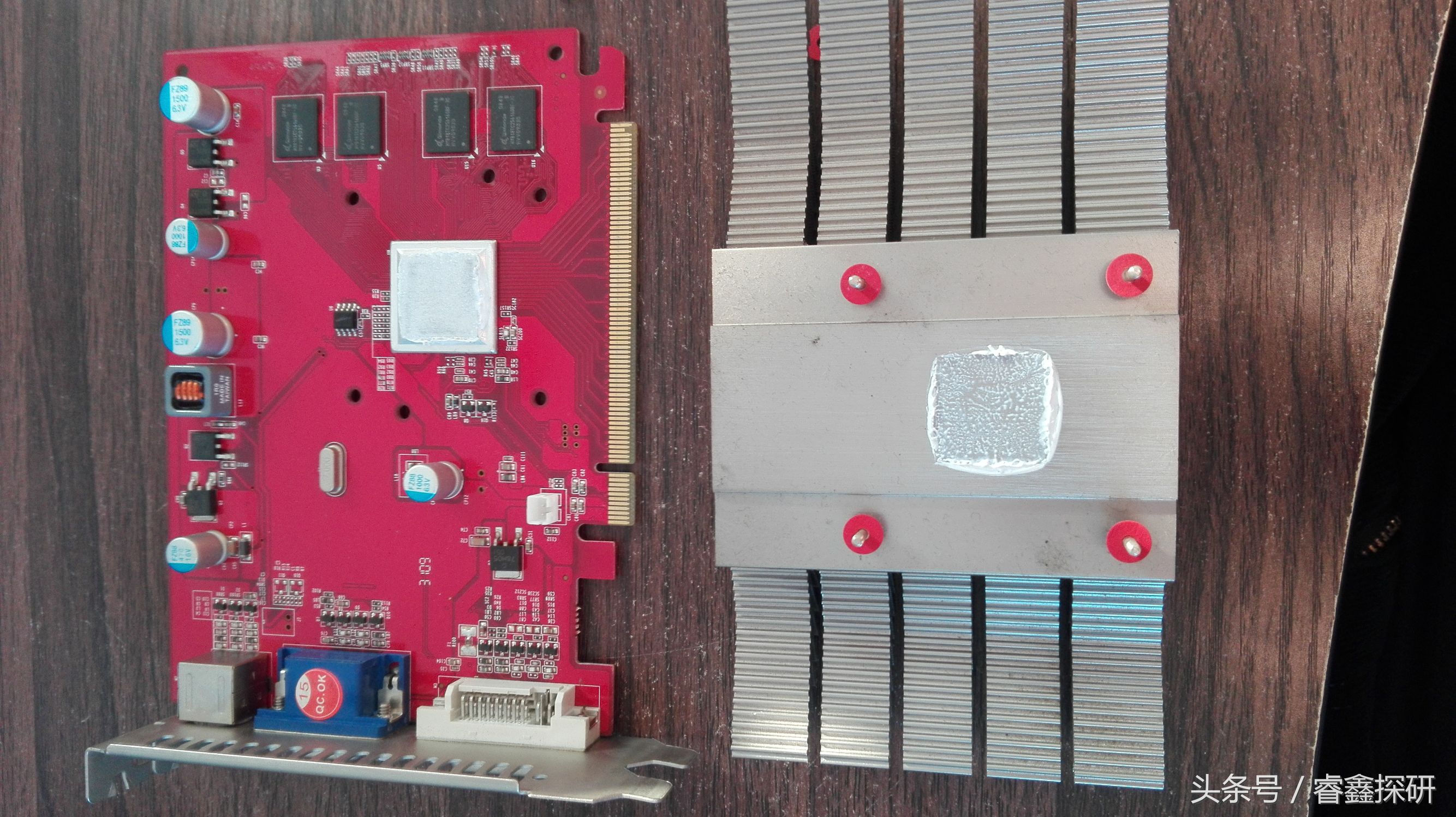 拆一个电脑板,gf9500gt512m显卡