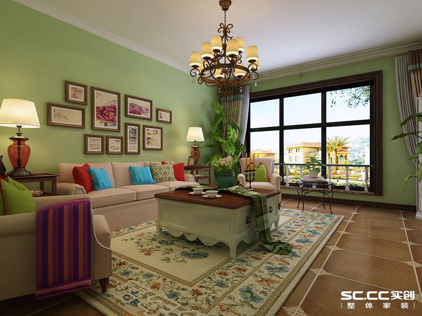 草木绿，游走在自然与时尚之间，鲁润静园216㎡