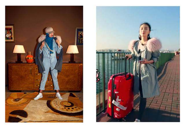 江疏影和戚薇的穿衣搭配,江疏影戚薇同款