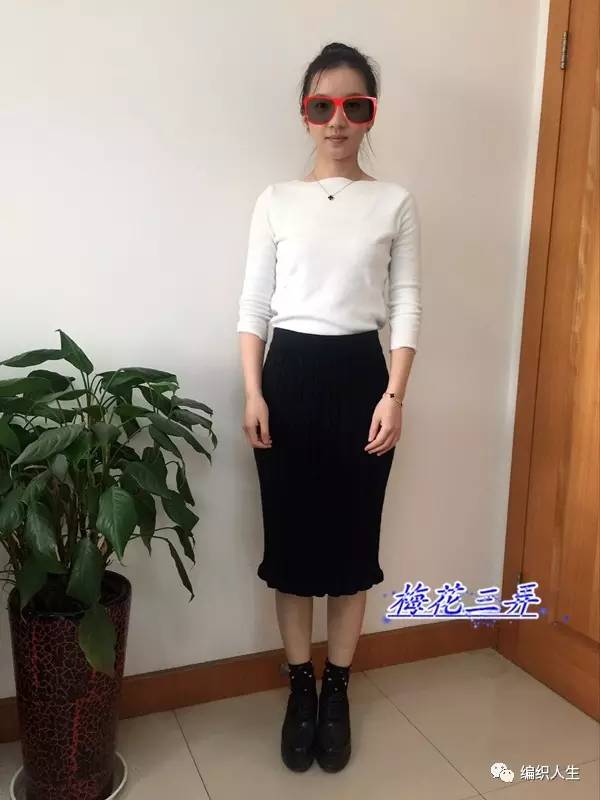自己怎么织毛线半身裙,毛线半身裙高档气质