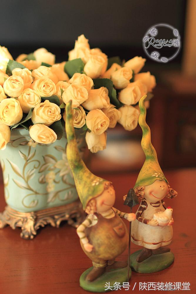 美式简约风硬装软装19万,10万硬装小户型复古风