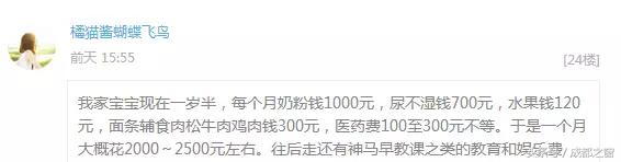 成都养小孩家庭花销多少钱,成都养小孩费用多少钱