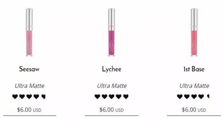 ins平价小众品牌口红,ins小众口红