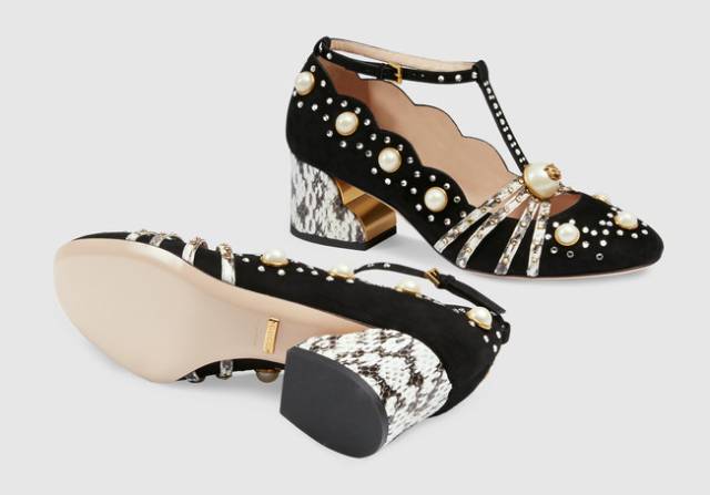 珍珠厚底玛丽珍鞋,名牌时尚潮鞋有哪些