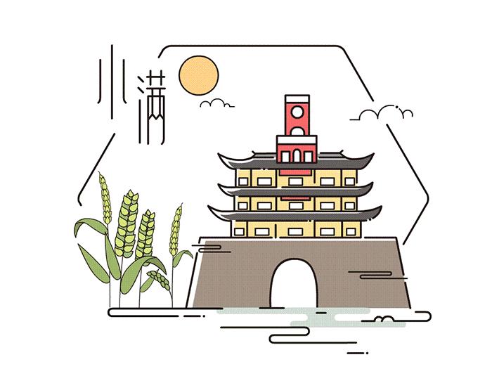 二十四节气第一个节气绘画,二十四节气的图画大全