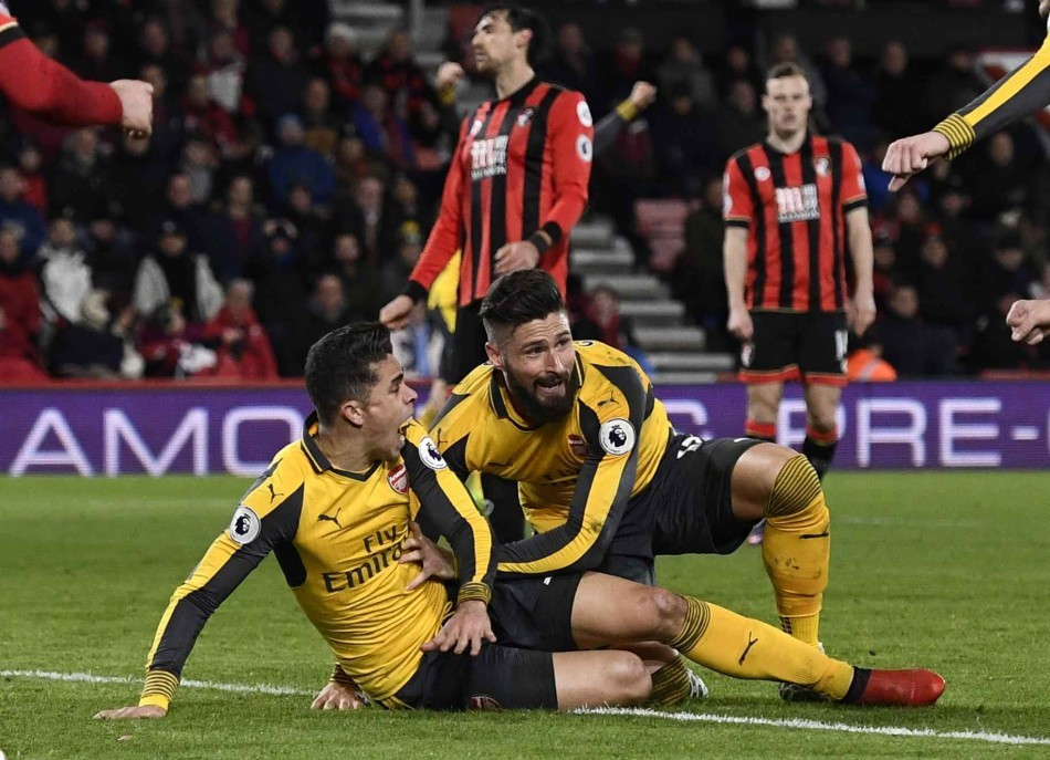 阿森纳3-0伯恩茅斯谁进的球,阿森纳扳平切尔西