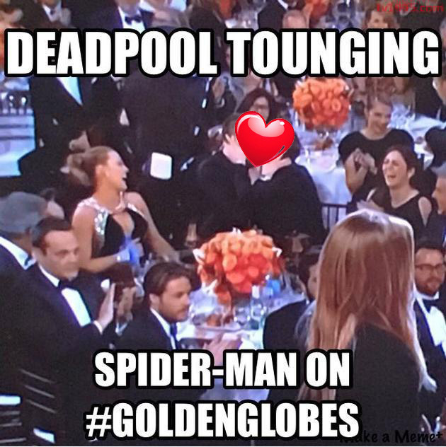 死侍和蜘蛛侠干的好事,金球奖蜘蛛侠死侍