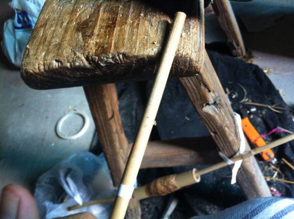 自己用竹子手工打造钓鱼竿，附上完整设计图和流程图