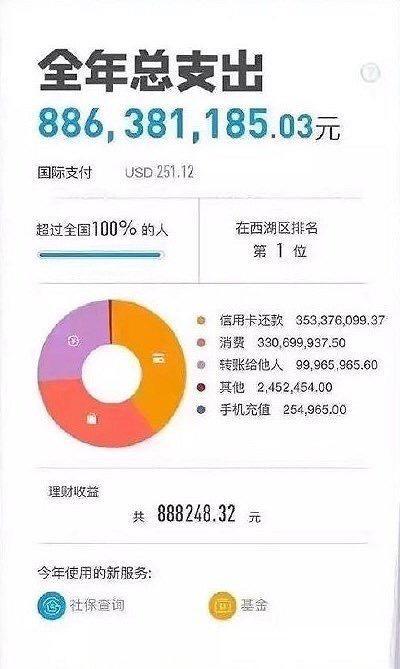 支付宝年账单又来了,支付宝年度账单是真实消费吗