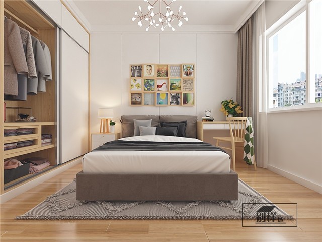 瀚林澜山A户型怎么样88㎡日式风格装修预览