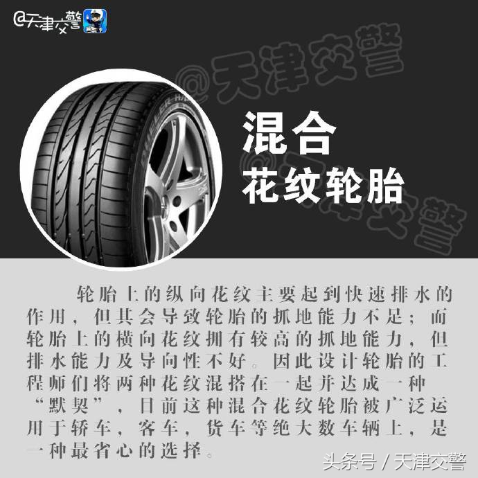 轮胎非对称花纹优缺点,各种轮胎花纹图片大全