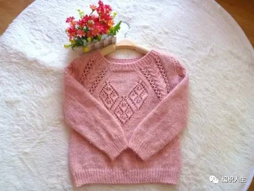 达西妈妈从上往下织毛衣套头衫,男大童套头衫从上往下织图解