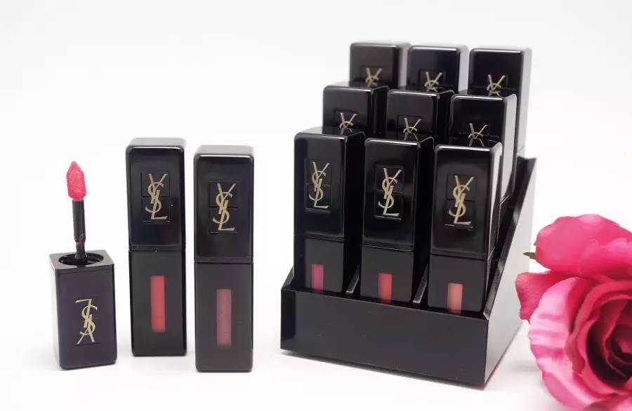 ysl黑管唇釉哪个颜色火,ysl黑管口红试色407