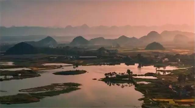 普者黑三生三世十里桃花风景,丘北普者黑十里桃花