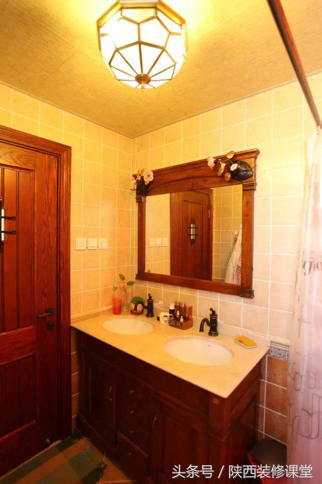 125平美式乡村风25万勉强硬装搞定,135平方美式乡村风情