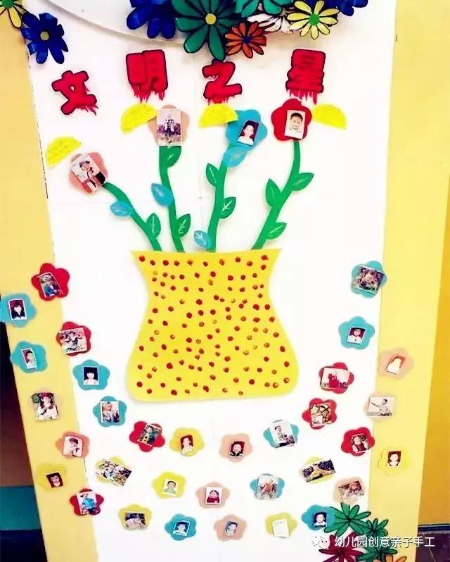 小学生红花评比栏设计,幼儿园小班环境区角布置手工制作