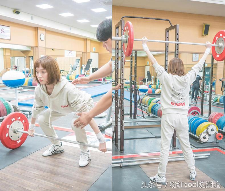 举重妖精训练,举重妖精慢动作