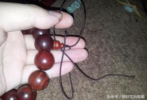 手串绳断了怎么打结,戴佛头手串怎么穿绳打结