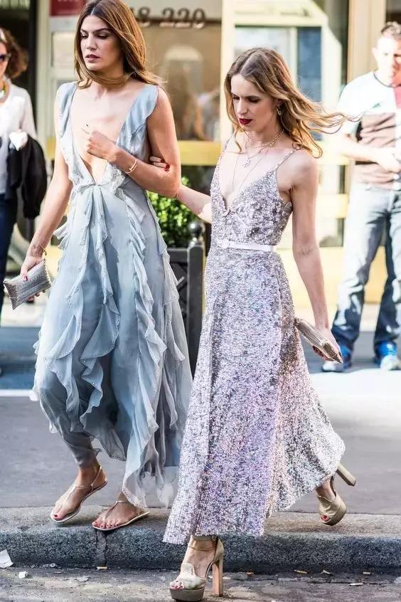 米白色连衣裙纱裙仙气飘飘长款,春天仙气纱裙