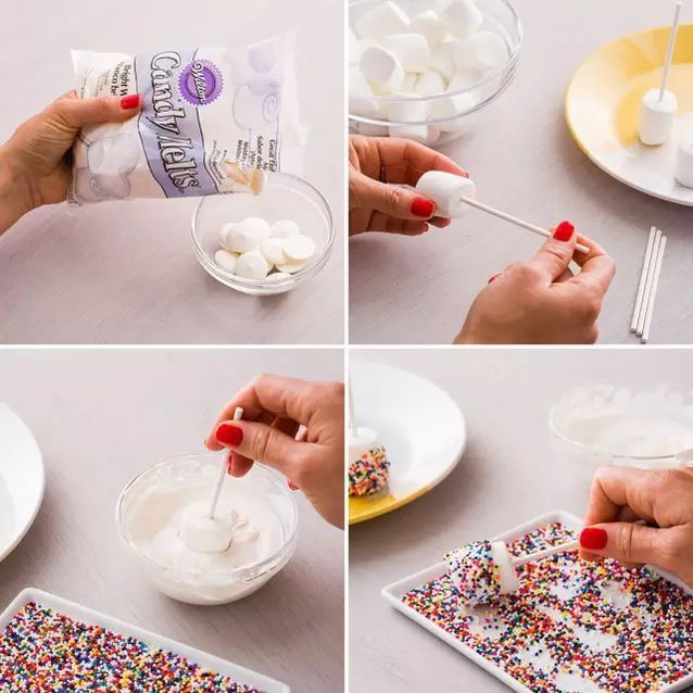 在家里如何弄花式棉花糖,如何制作可爱的棉花糖