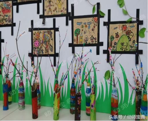 幼儿园整体环创生态风格,幼儿园春天环保原生态简单环创