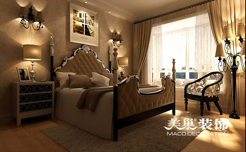 郑州正商蓝海港湾，明钻89平两室两厅简欧风格对比